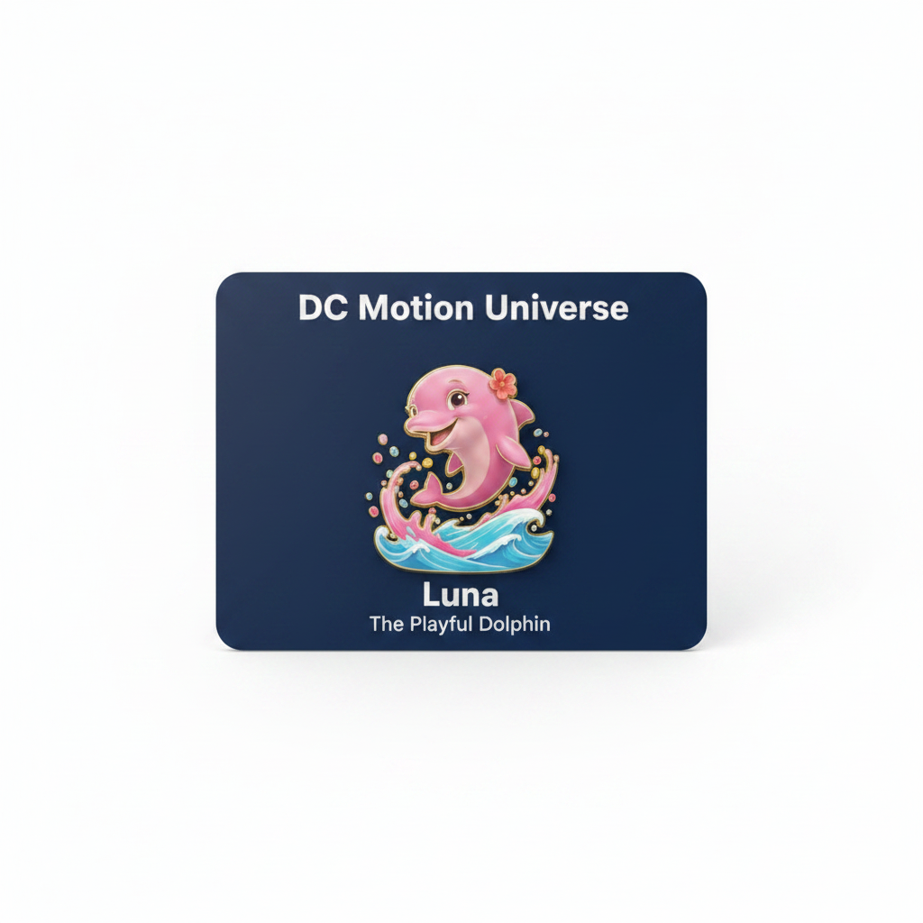 Luna — Enamel Pin Product Design