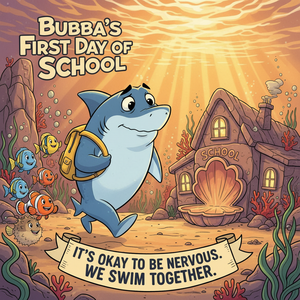 Bubba First Day of School Poster