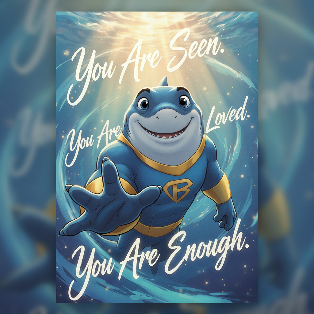 Bubba You Are Enough Encouragement Poster