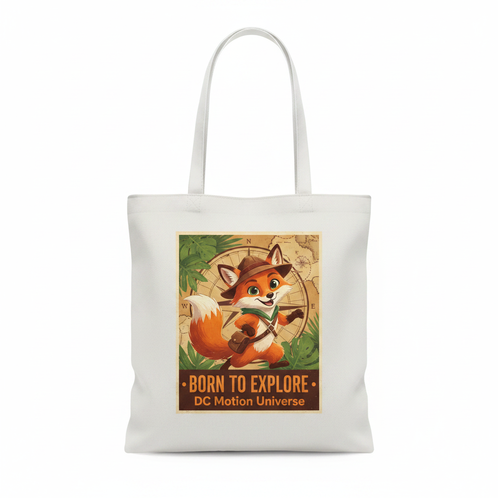 Rex — Canvas Tote Bag Product Design