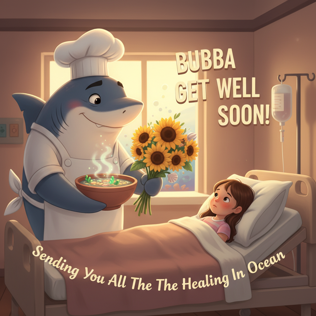 Bubba Get Well Soon Poster