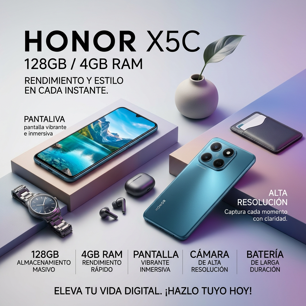 HONOR X5C 128GB / 4 DE RAM