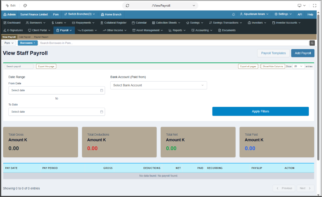 Payroll Management