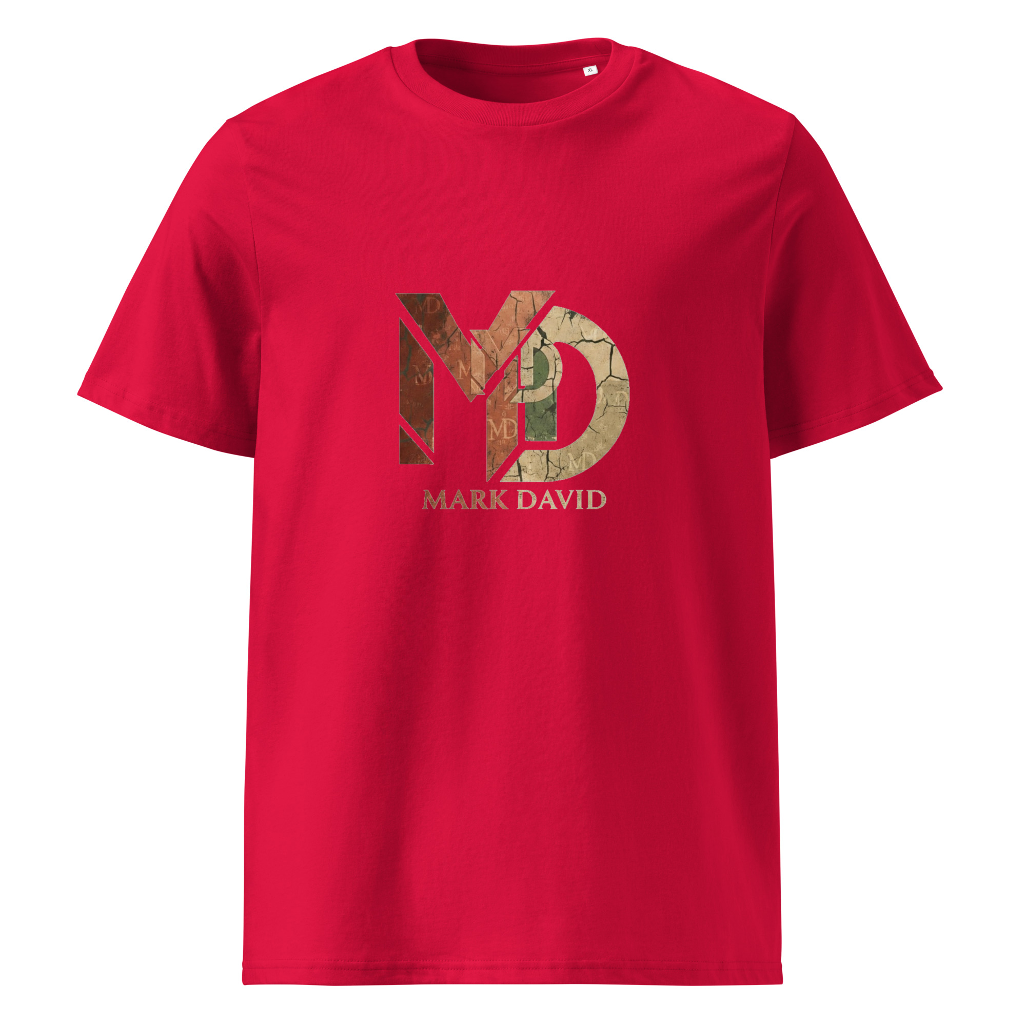 MD Earth Cracked Tee — Red