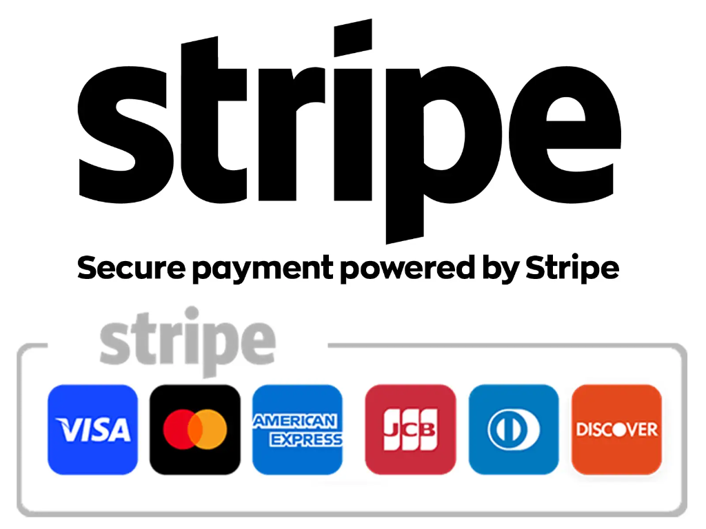 Secure payment powered by Stripe