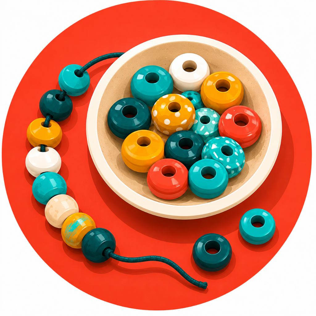 3. You open your box. The colours work together. The quantities are just right. Now enjoy your monthly dose of bead-fuelled happiness!