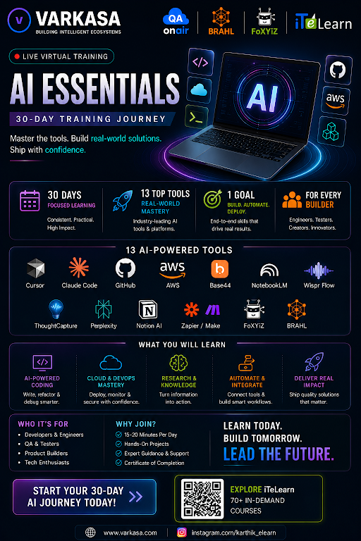 2026 AI Essentials 30-Day Training Journey