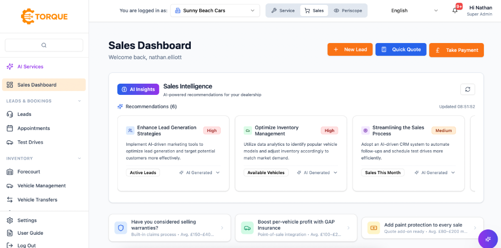 Sales Dashboard
