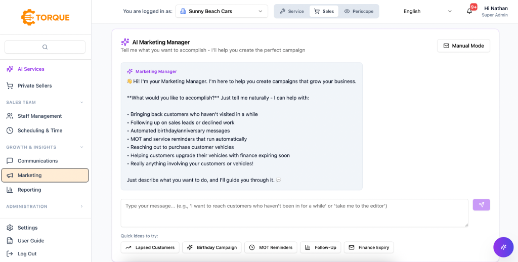 AI Marketing Manager