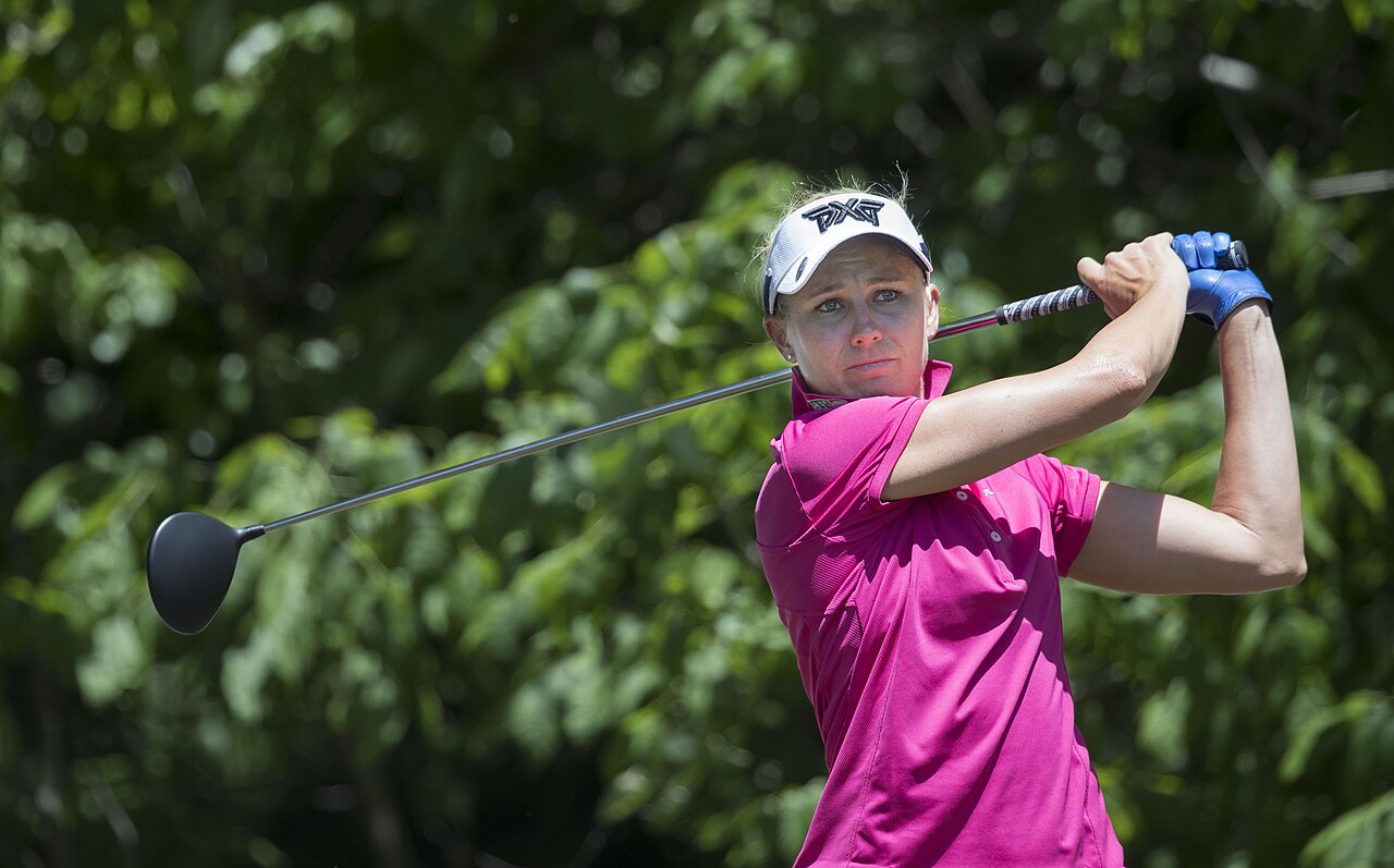 Ryann O’Toole leads LPGA’s $1 million Aon race while on maternity leave