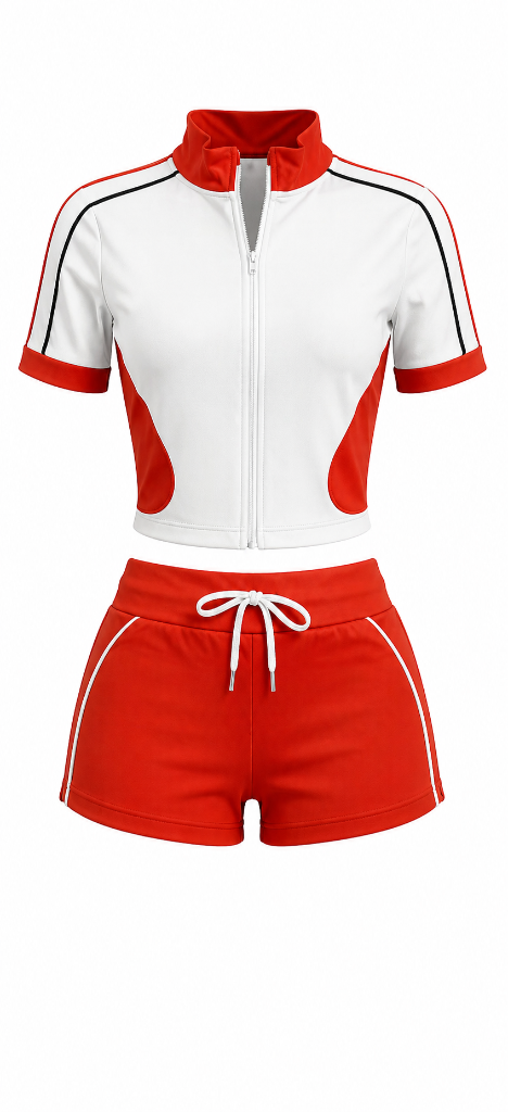 Wavenchy Sport Set — Red/White