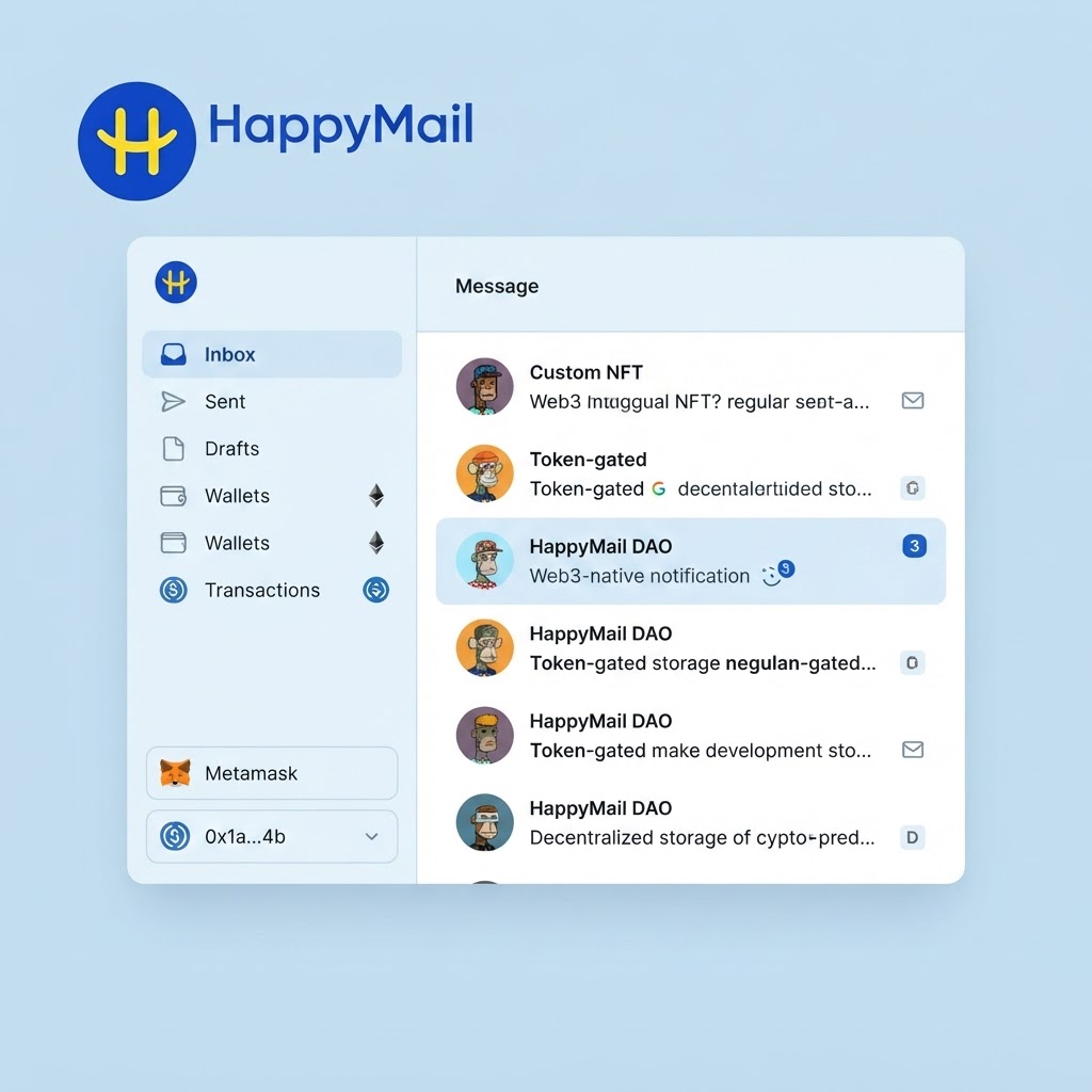 Happy Mail - Web3 Email Platform
