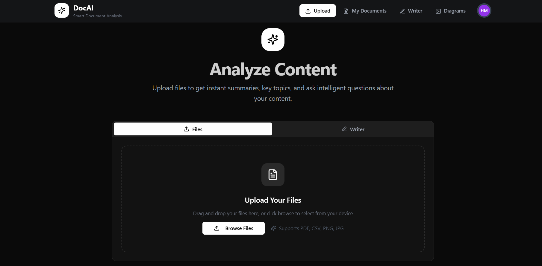 DocuSense AI-PDF helper template preview