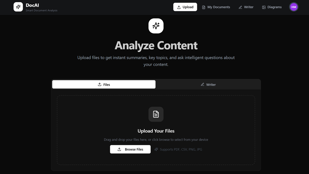 DocuSense AI-PDF helper template preview