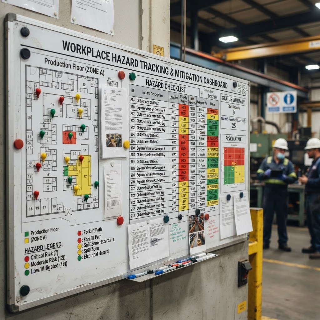Workplace hazard tracking