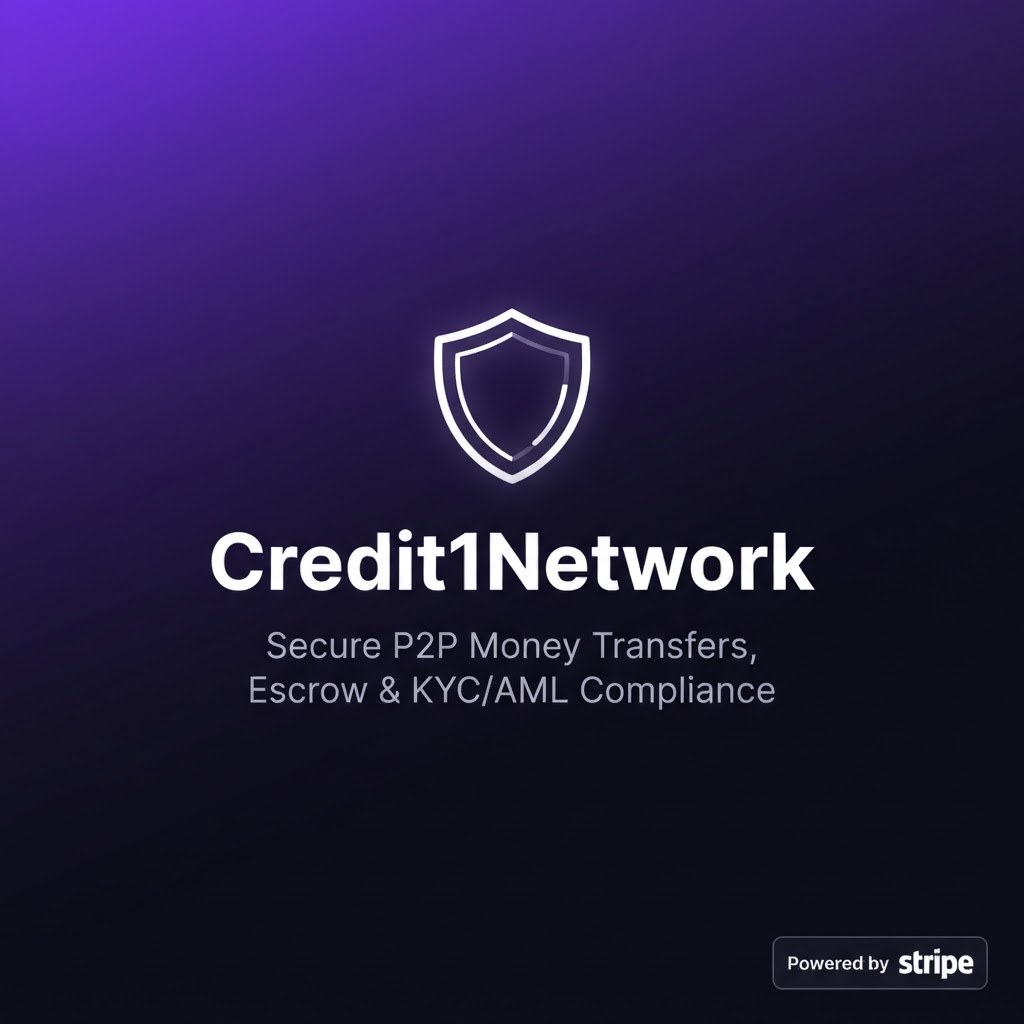 Credit1Network secure money transfer platform