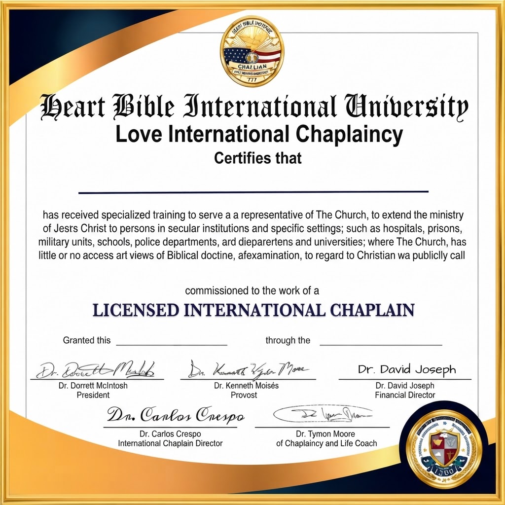 Licensed International Chaplain