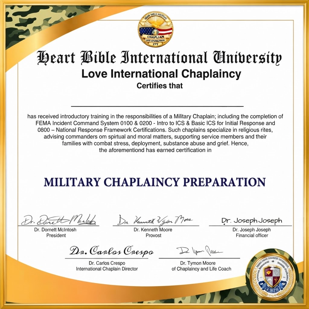 Military Chaplaincy Preparation