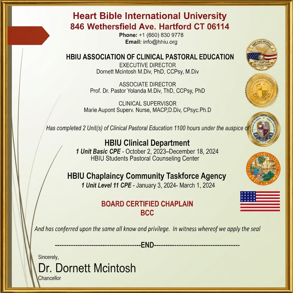 Clinical Pastoral Education (BCC)