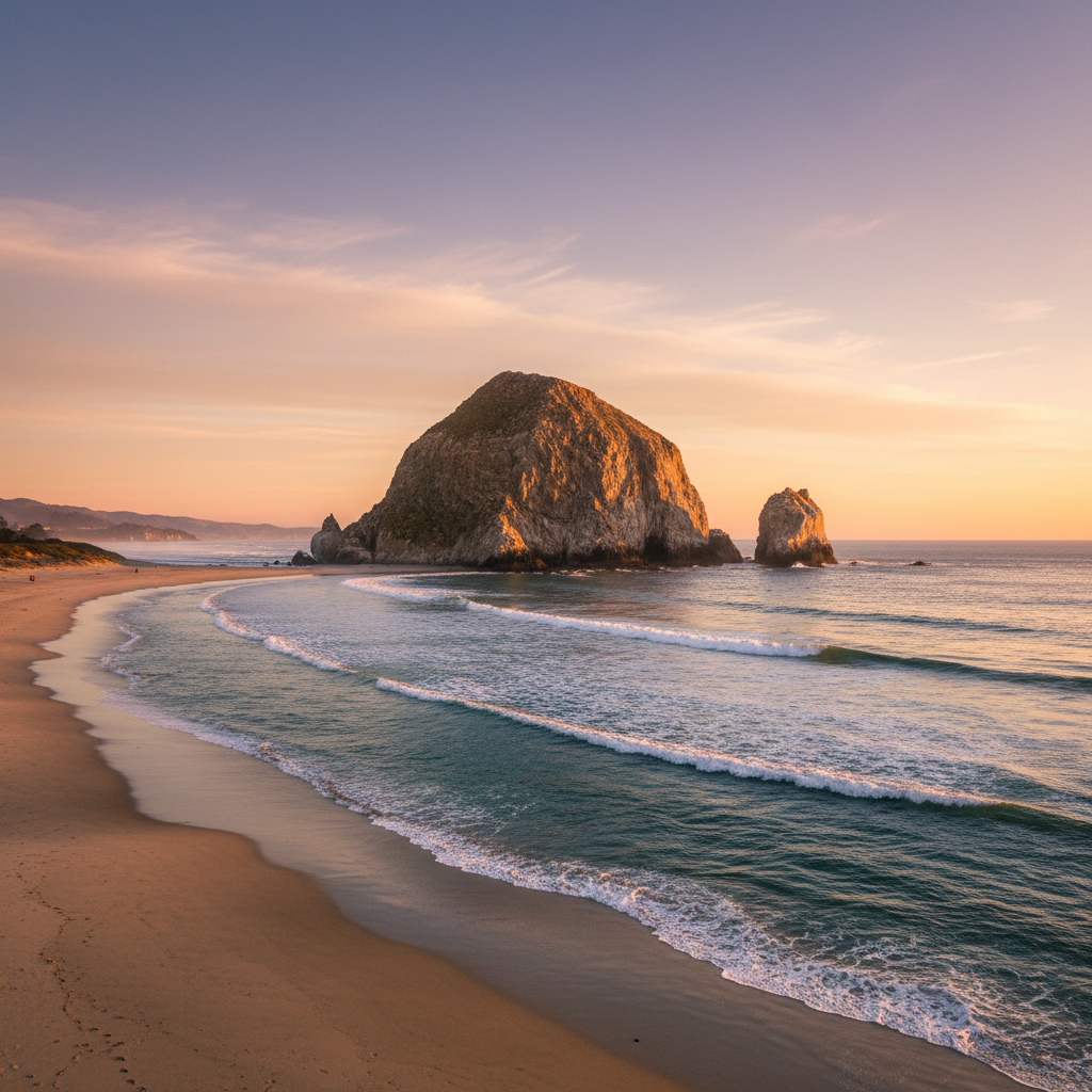 Morro Rock and the San Luis Obispo coastline