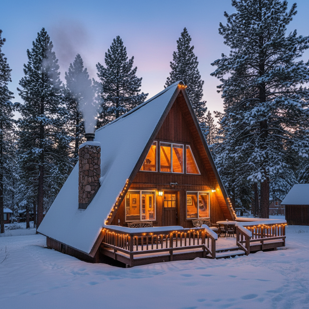 Big Bear A-Frame Cabins — Lakeside Stay in Big Bear (Moonridge), CA