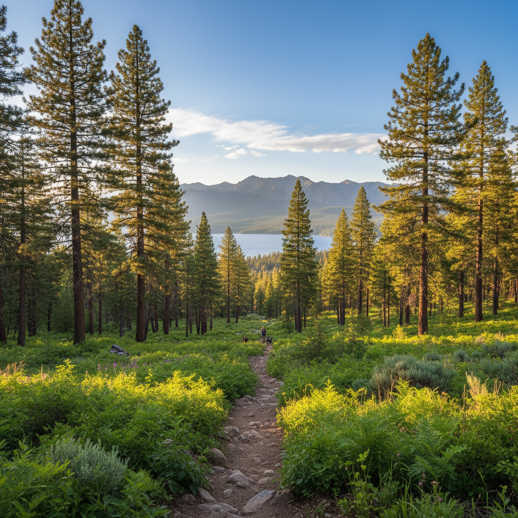 Happy Hills Trail — Paved Path in Big Bear Lake (City), CA