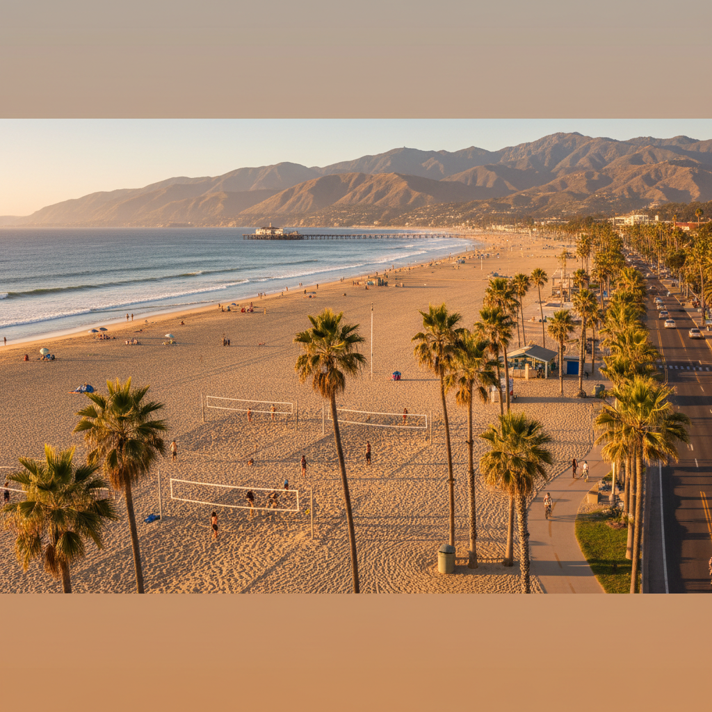 East Beach Santa Barbara hotels area