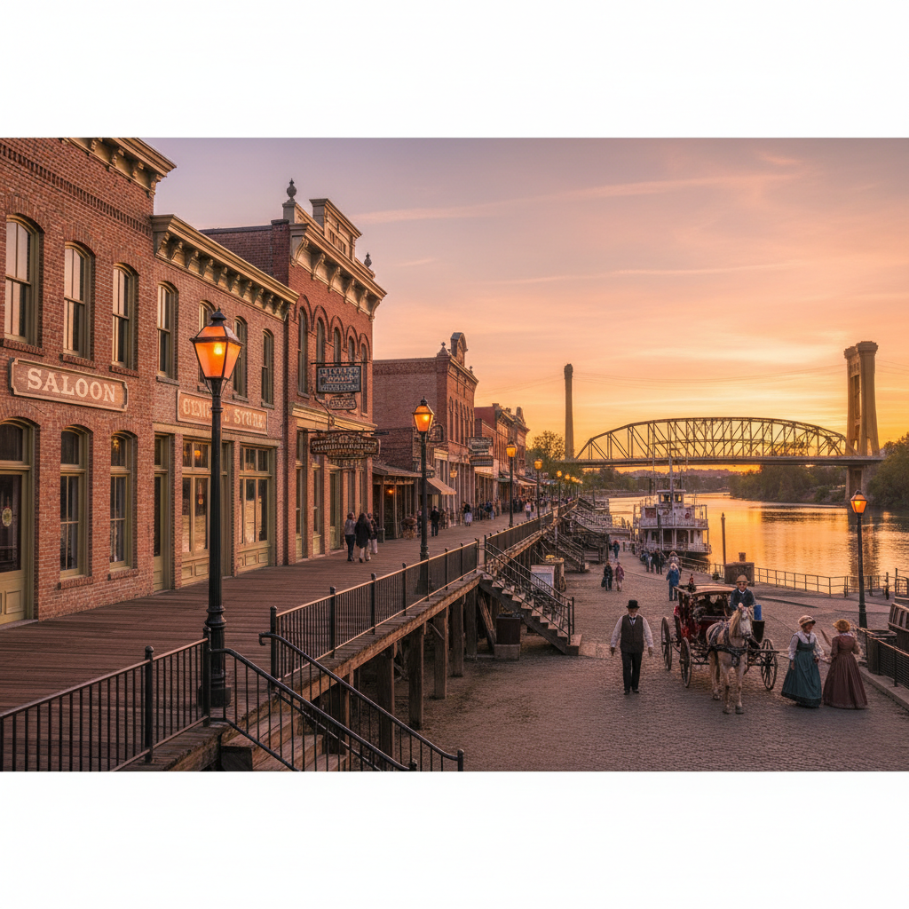 Old Sacramento & Riverfront Sacramento hotels area
