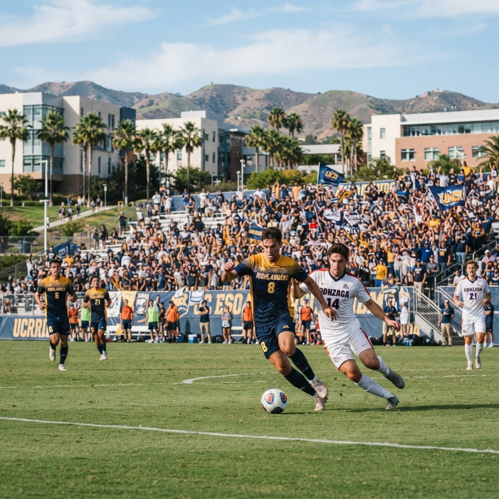 UC Riverside Men's Soccer vs Gonzaga