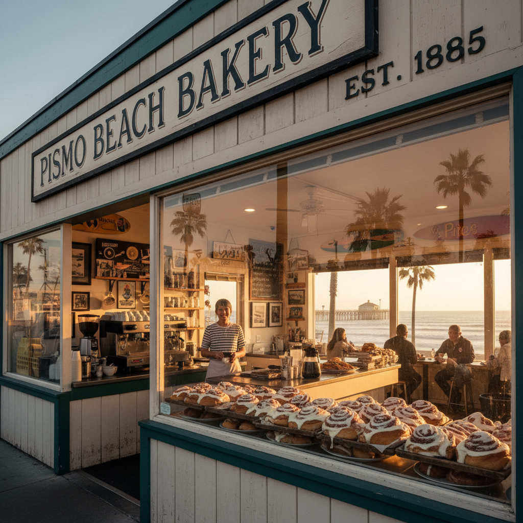 Old West Cinnamon Rolls — Pismo Beach, San Luis Obispo County, CA