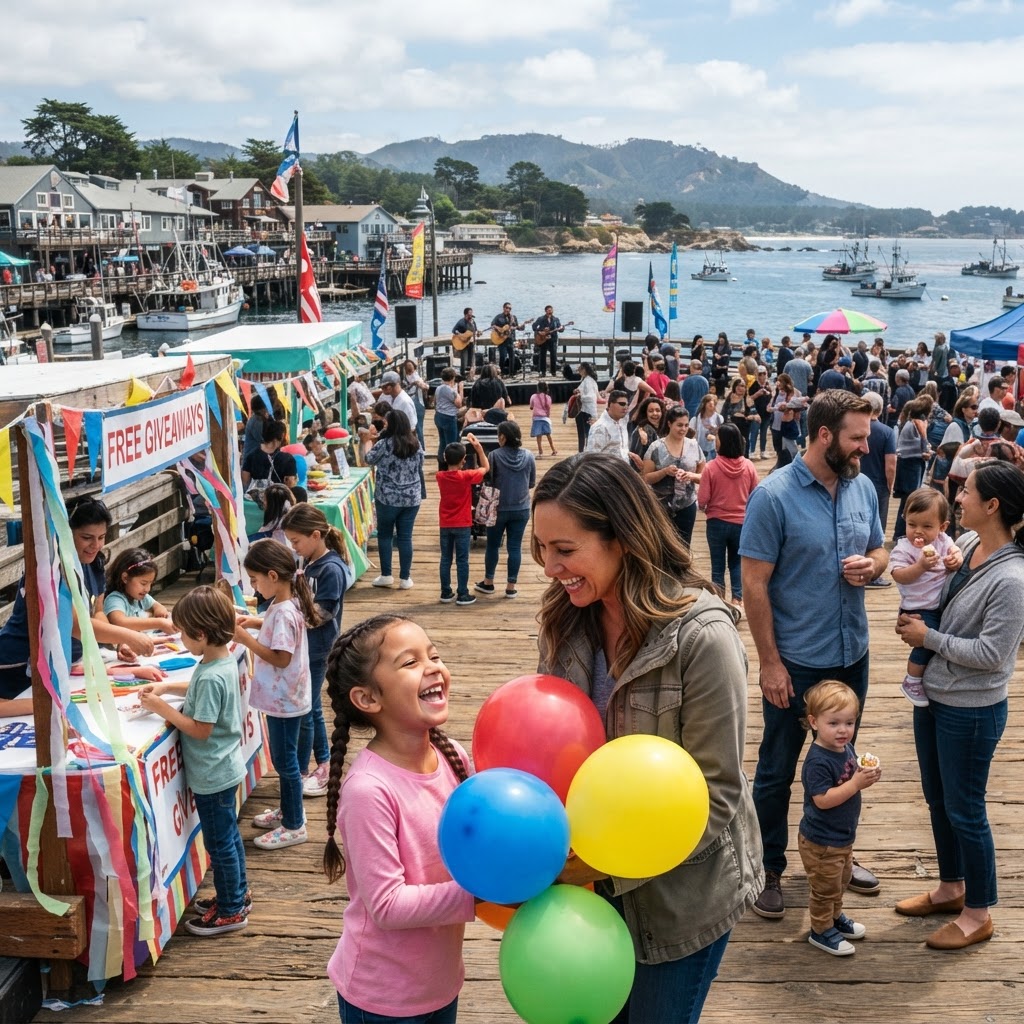 Monterey Wharf Birthday Celebration