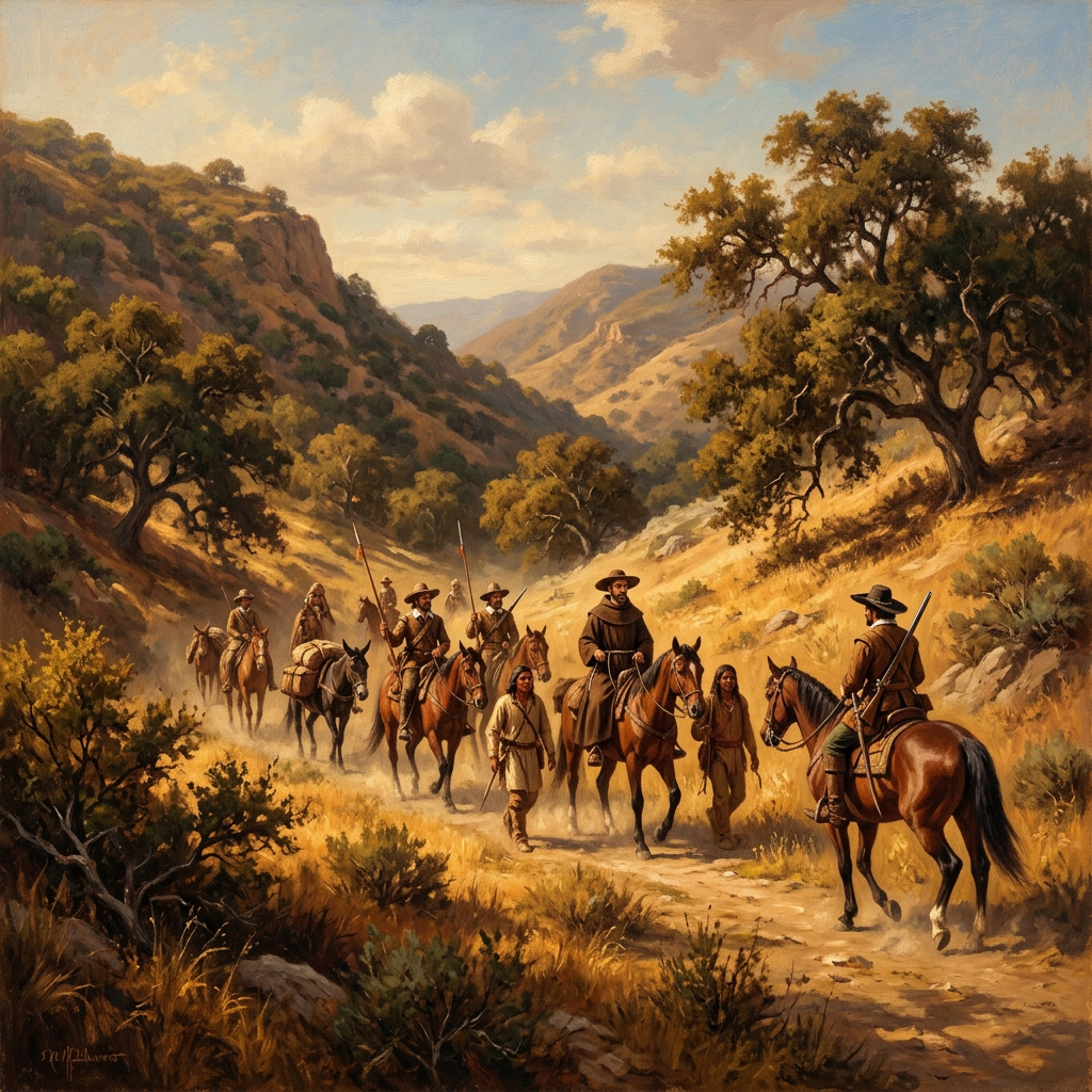 Portolá Expedition Enters the Valley