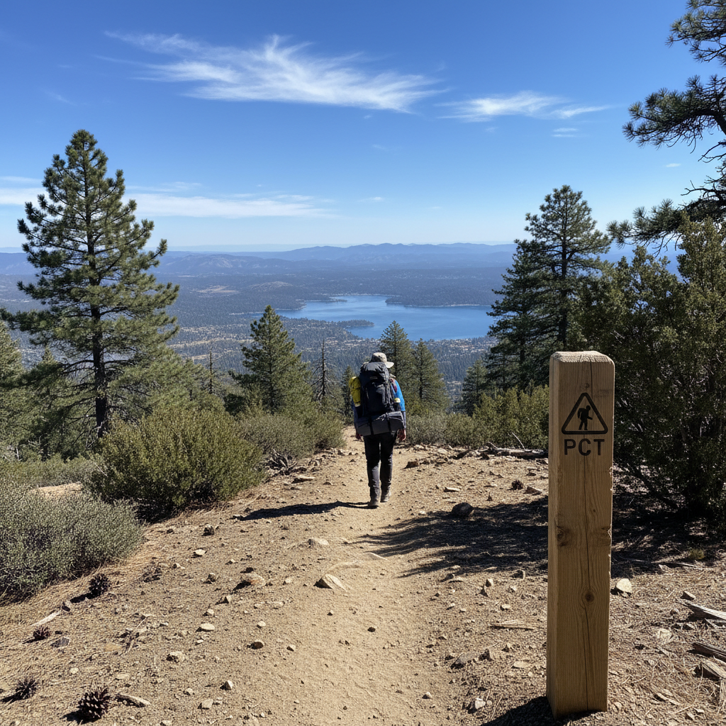 Pacific Crest Trail (Big Bear Section) — Forest Trail in Big Bear North Shore / Holcomb Creek, CA