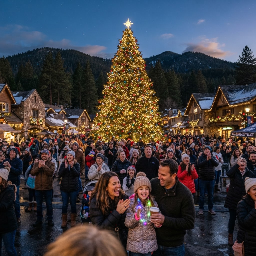 Big Bear Tree Lighting
