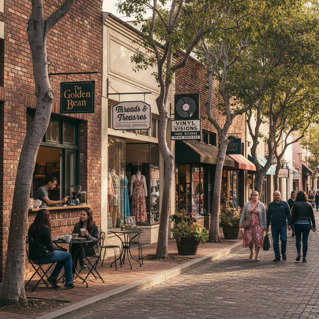 Old Pasadena & Holly Street Shops