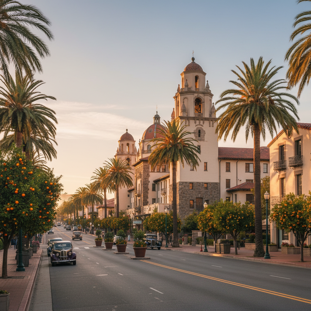 Downtown Riverside Inland Empire hotels area