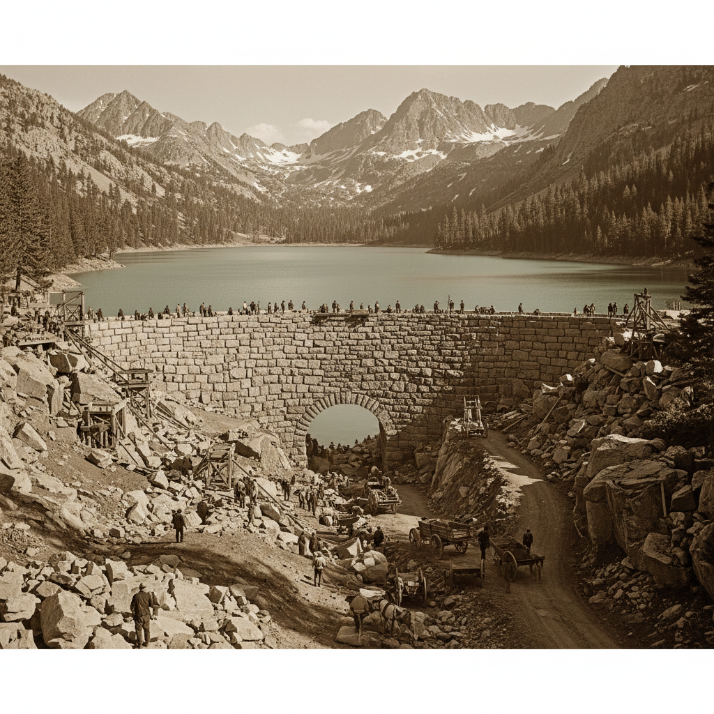Frank Brown Builds the Rock Dam