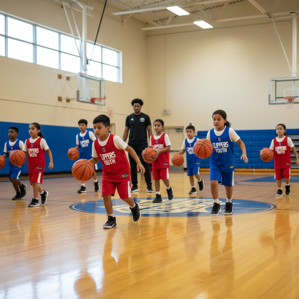 Jr. Clippers Youth Basketball at YMCA — Youth Basketball Program in Citywide, CA