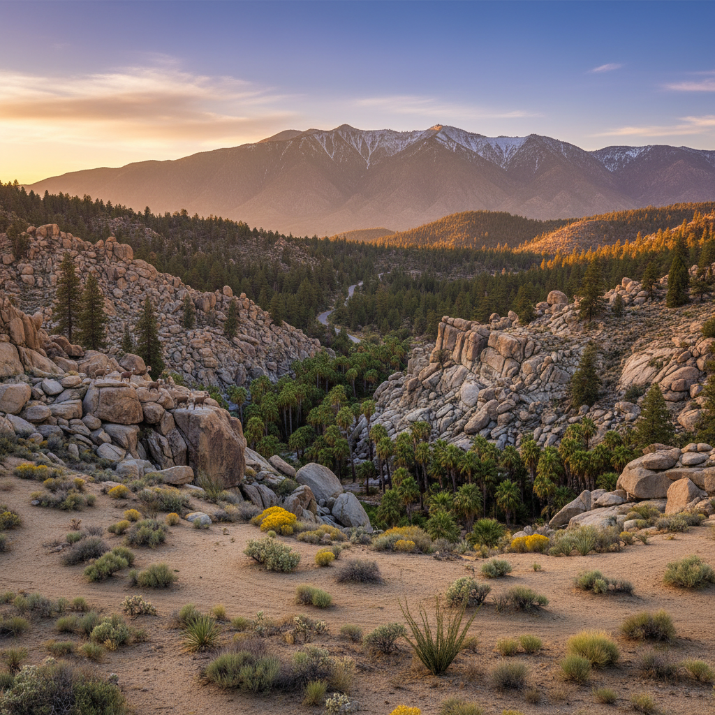 Santa Rosa & San Jacinto Mountains National Monument — National Forest in Palm Desert / Idyllwild gateway, CA