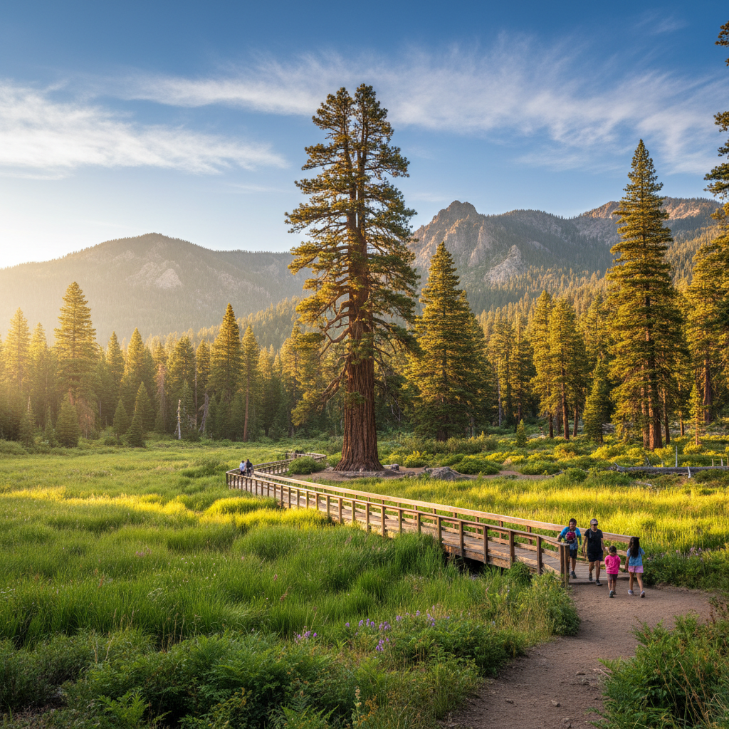 Champion Lodgepole Pine Trail — Forest Trail in South Shore, CA
