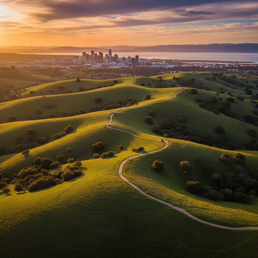 Silicon Valley parks and foothill trails