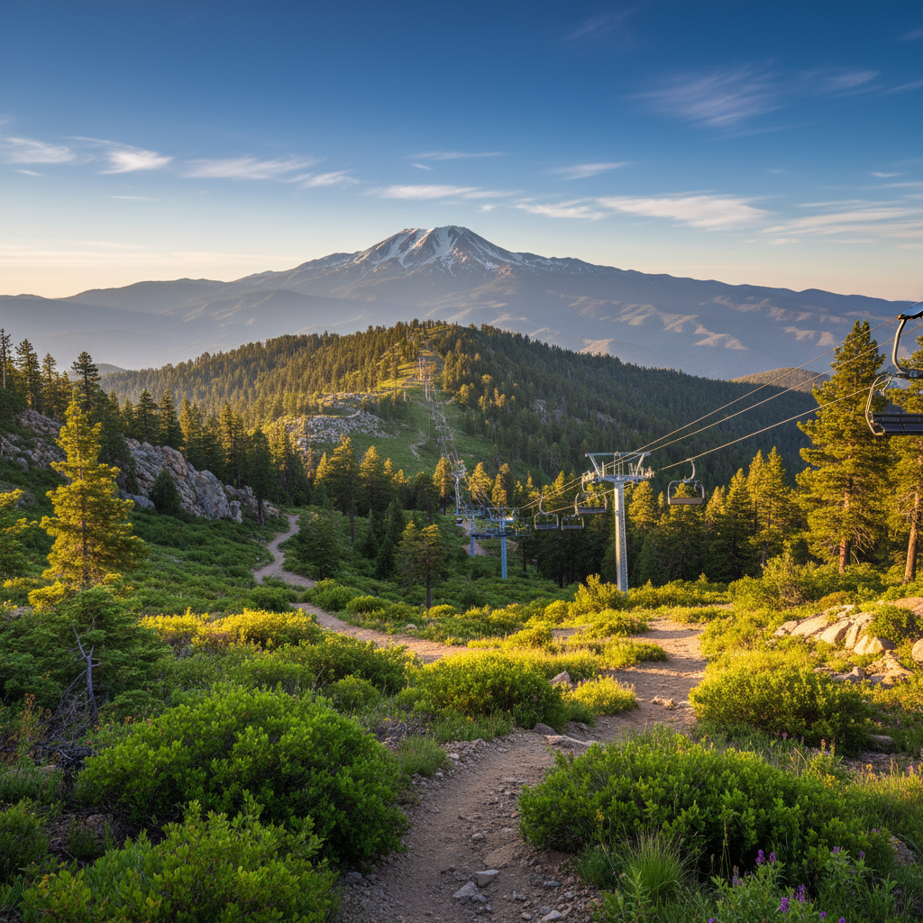 Bobsled Trail — Resort Trail in Snow Summit / South Shore, CA