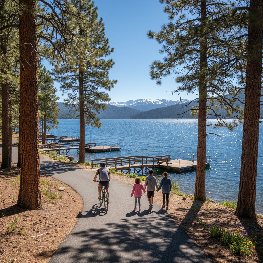 Alpine Pedal Path & Shoreline