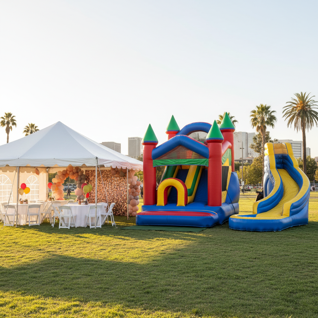 Party Bounce House Rentals — Combo Jumpers in Elk Grove, CA