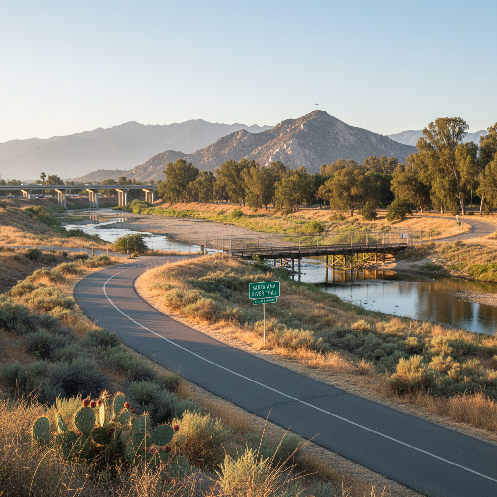Santa Ana River Trail — Trail in IE Regional, CA