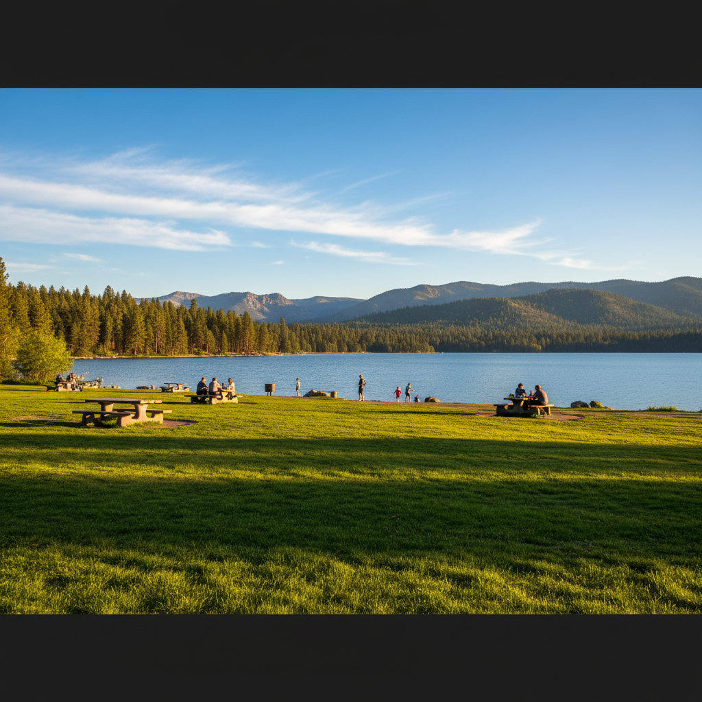 Meadow's Edge Picnic Area — Lakefront Park in North Shore, CA