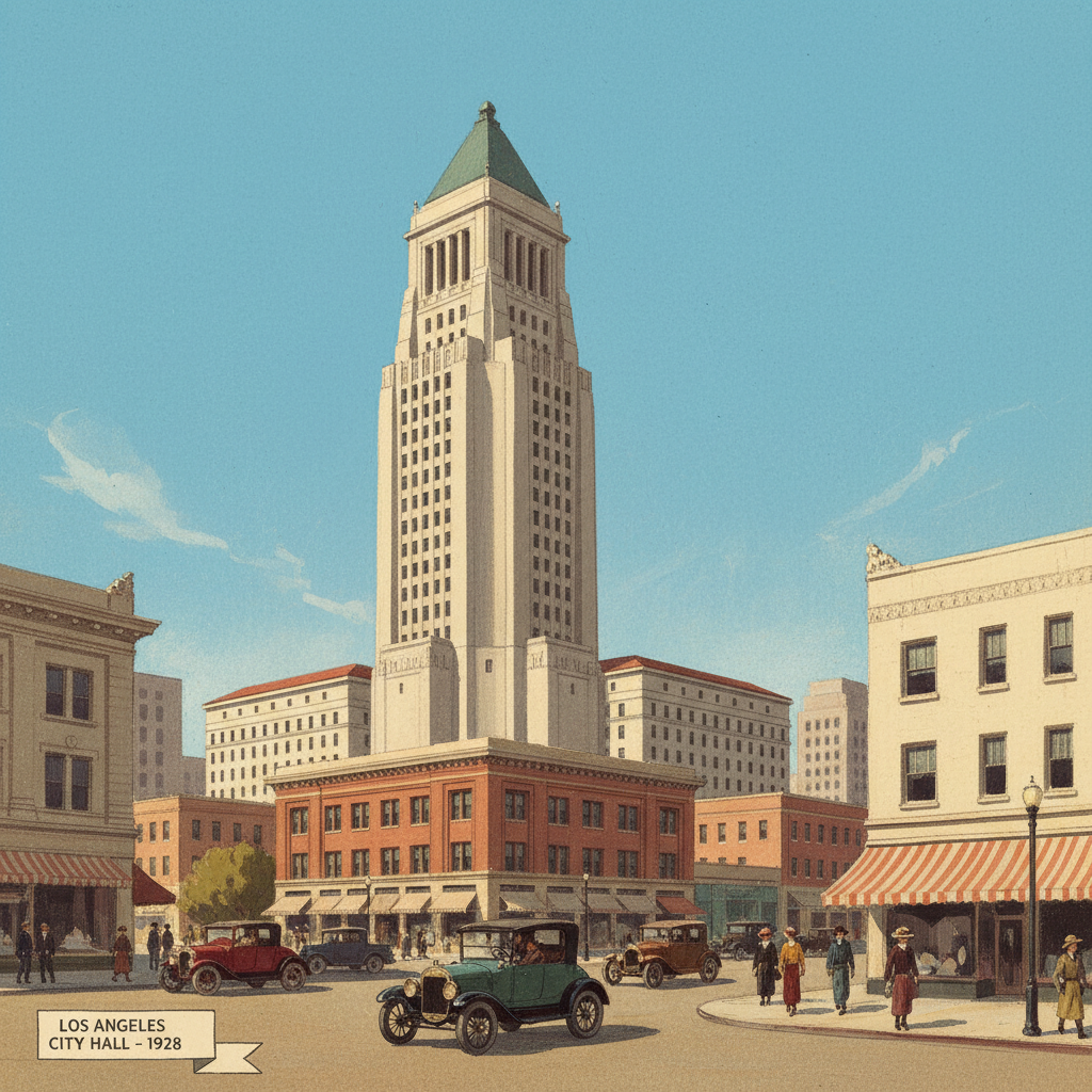 Los Angeles City Hall Opens