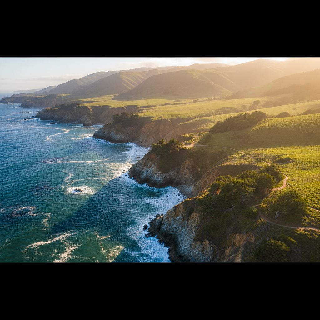 Monterey County coastline