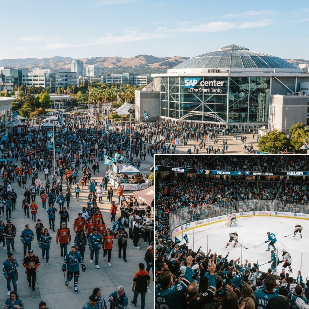 NHL Preseason - Anaheim Ducks at San Jose Sharks