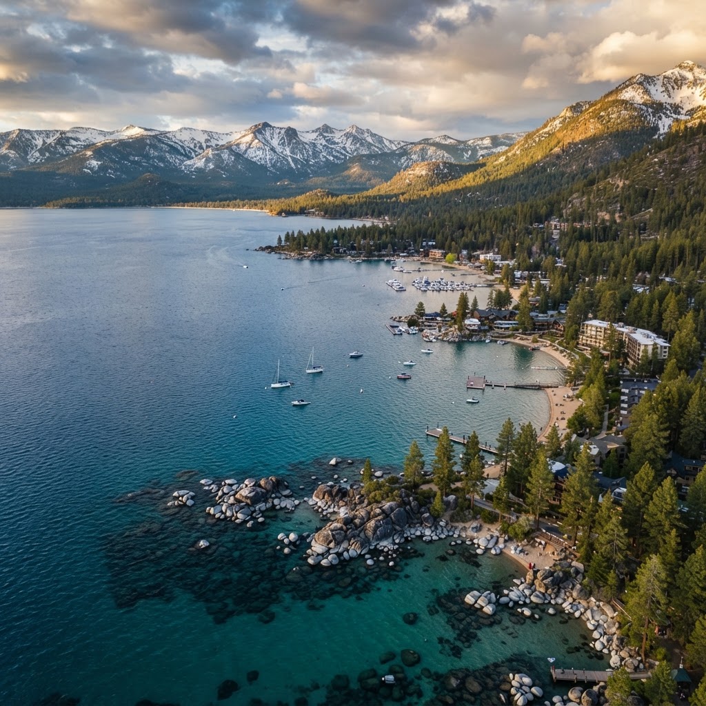 Lake Tahoe towns and neighborhoods